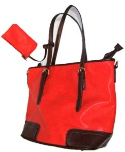 Bolsa Feminina Bella Vida (Vermelho e Preto)