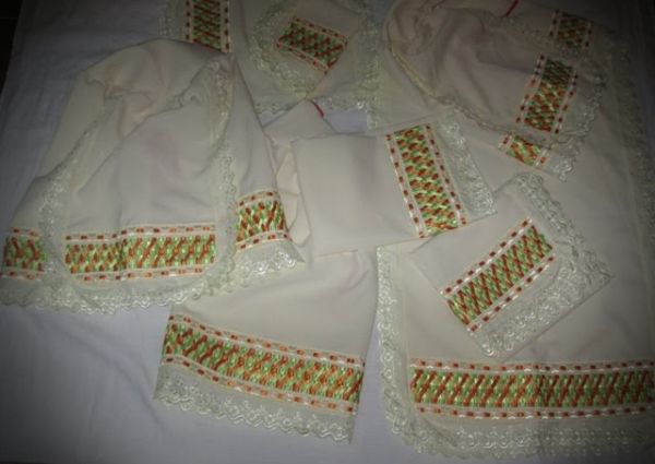 CONJUNTO DE COZINHA EM FITA - 8 PEÇAS
