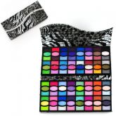 Macrilan Kit Maquiagem - Estojo Carteira com 96 Sombras 3D